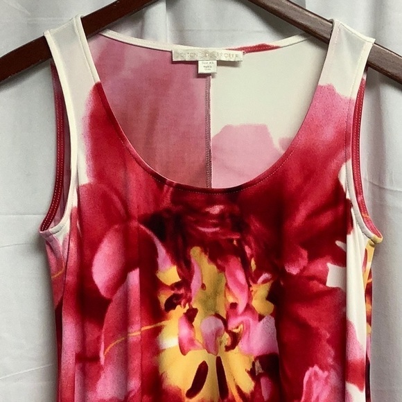 𝅺Boston Proper Floral Sleeveless Dress - Picture 2 of 9